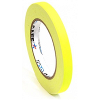 AusTape Fluoro-Neon Cloth Tape Yellow 12mm x 45m