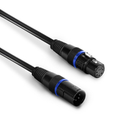 Event Lighting XLR5M5F1.5 - 1.5m XLR 5 pin male to female DMX CABLE