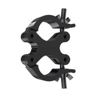 50mmØ Medium Duty (200kg) Slimline Swivel Coupler – Black