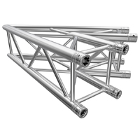 GLOBAL TRUSS F34 Square Truss 2 Way 45° Corner with Spigots, Pins & R-Clips