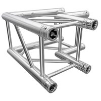 GLOBAL TRUSS F34 Square Truss 2 Way 120° Corner with Spigots, Pins & R-Clips