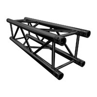 GLOBAL TRUSS F34 Square 1.0m Linear Truss with Spigots, Pins & R-Clips – Black