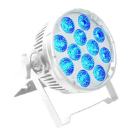 EVENT LIGHTING  PAR12H-WH - Indoor Pro Par with 12 x 12W RGBWAU LEDs