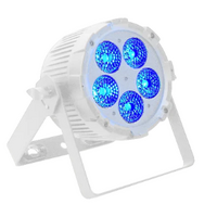 EVENT LIGHTING  PAR5H-WH - Indoor Pro Par with 5 x 12W RGBWAU LEDs (White)