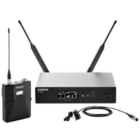 SHURE SHR-GLXD14+85 Wireless Digital Lapel System GLXD1+; WL185 Mic; GLXD4+; Dual Band 2.4GHz and 5.8GHz