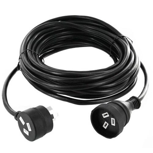 Piggyback Extension Lead Black 15 Meter