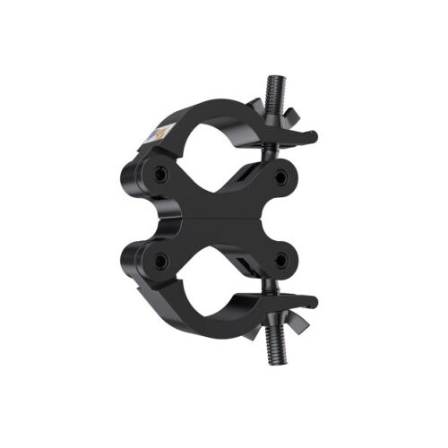 50mmØ Medium Duty (200kg) Slimline Swivel Coupler – Black