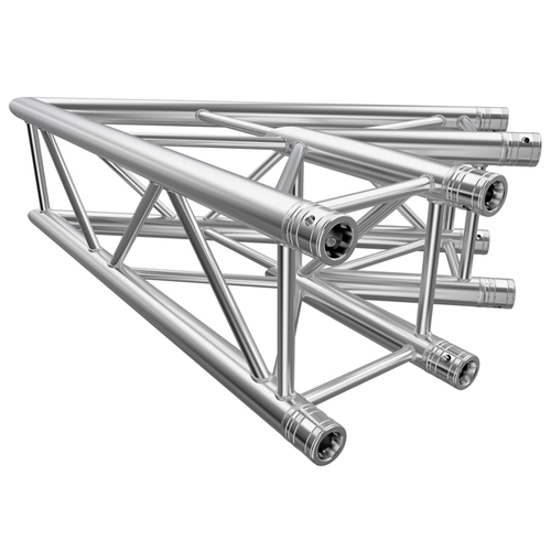 GLOBAL TRUSS F34 Square Truss 2 Way 60° Corner with Spigots, Pins & R-Clips