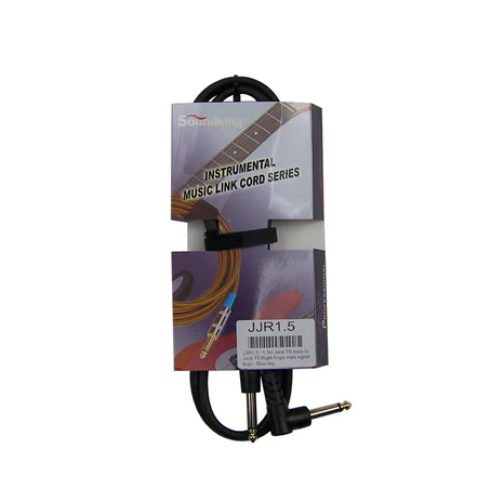 EVENT AUDIO JJR1.5 - 1.5m Jack TS male to Jack TS Right Angle male signal lead