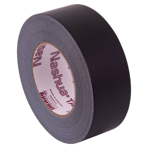 NASHUA 500 MATTE BLACK GAFFER TAPE - DELICATE SURFACE GAFFER TAPE