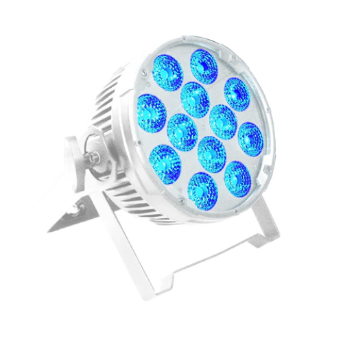 EVENT LIGHTING  PAR12H-WH - Indoor Pro Par with 12 x 12W RGBWAU LEDs