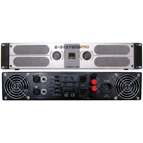 E-SYSTEMS-PRO Power Amp 2 x 500W @ 4 Ohms