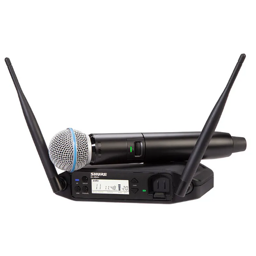 SHURE SHR-GLXD2+B58 Wireless Digital Transmitter Handheld GLXD2+ w/Beta58 Dual Band 2.4GHz and 5.8GHz