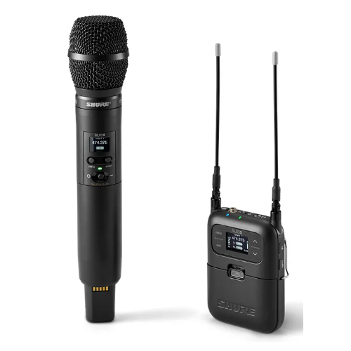 SHURE SHR-SLXD25V68H57 Portable Digital Wireless Handheld System SLXD2 Tx; VP68 Mic; SLXD5 Rx; Frequency H57 = 520-564MHz